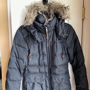 Eddie Bauer Down Quilted Puffer Jacket Size S